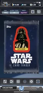 Topps Star Wars Digital Card Trader Sticker Art Pack Art Insert - Picture 1 of 1