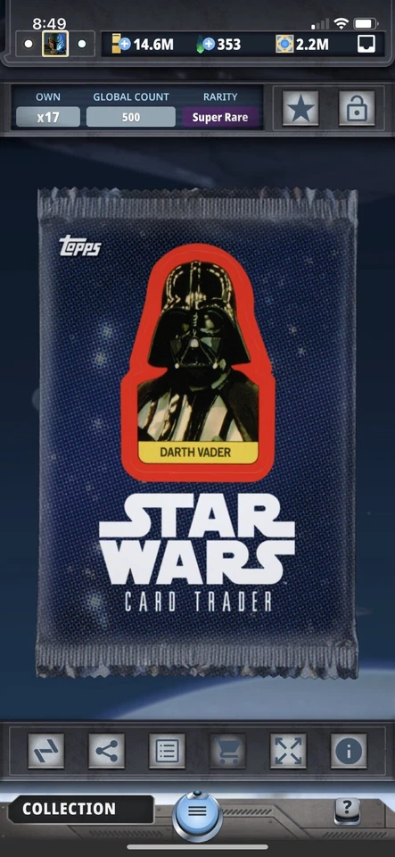 Topps Star Wars Digital Card Trader Sticker Art Pack Art Insert - Image 1 of 1