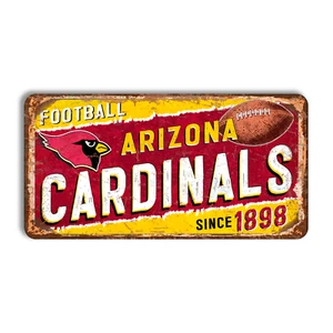 Metal sign Arizona Cardinals vintage Arizona Cardinals wall decor Cardinals sign - Picture 1 of 5