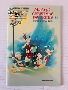 1975 Mickey's Christmas Favorites 20 Weihnachtslieder einfaches elektronisches Keyboard Musik PB - Bild 1 von 8