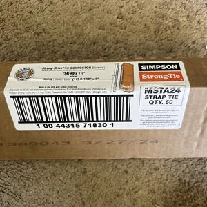 Cravatta Simpson Strong MSTA24 18 ga. "X 1-1/4" X 24" (50PK) - Foto 1 di 5