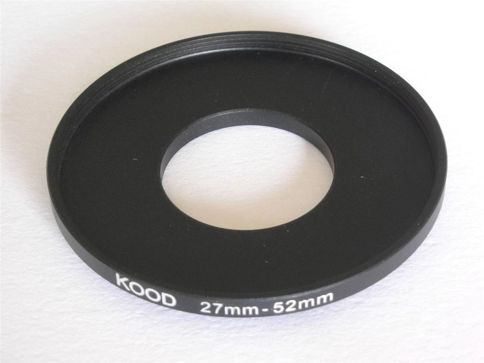 STEP UP ADAPTER 27MM-52MM STEPPING RING 27MM TO 52MM 27-52 FILTER ADAPTOR - Image 1 of 1