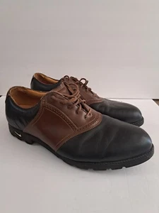 Nike Air Golf Leather Brown And Black Saddle 10.5 - Picture 1 of 5