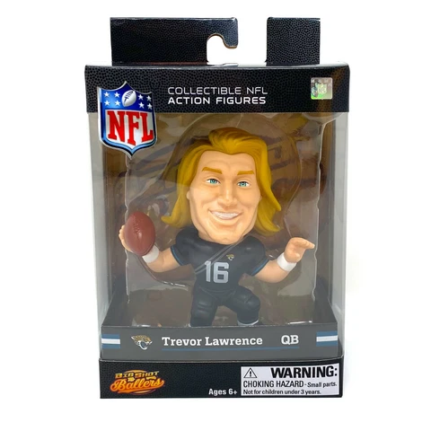 TREVOR LAWRENCE JACKSONVILLE JAGUARS BIG SHOT BALLER ACTION FIGURE NEW BOX NFL Cover