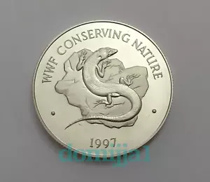 1997 Bermuda 1 Dollar Silver Coin, KM #119 Proof / Lizard - Picture 1 of 2