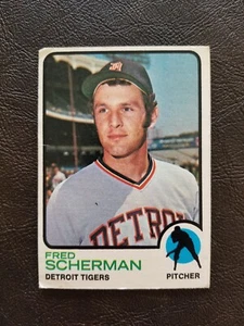 FRED SCHERMAN 1973 TOPPS BASEBALL CARD #660 DETROIT TIGERS HIGH NUMBER - Picture 1 of 2