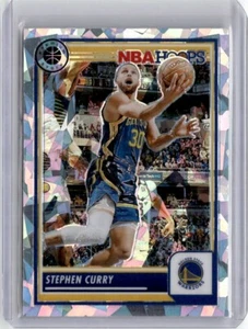 2023-24 NBA Hoops Premium Stock Cracked Ice Prizm SP Stephen Curry #192 Warriors - Foto 1 di 2
