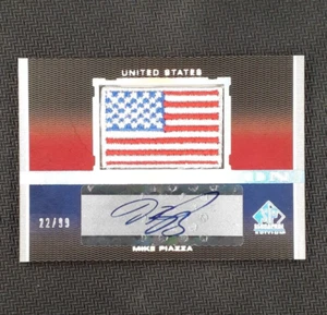 2012 SP Signature Edition Baseball #PN-MP Mike Piazza Pride of a Nation Auto /99 - Picture 1 of 2