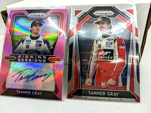 AUTOGRAFO TANNER GRIGIO 2020 PRIZM RACING PRIZM SIGNATURE SESSIONS 48/50 #SS-GR - Foto 1 di 4