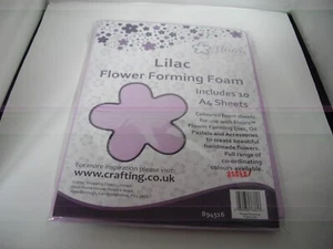 FLEURS FLOWER FORMING FOAM 10 SHEETS LILAC - Picture 1 of 1