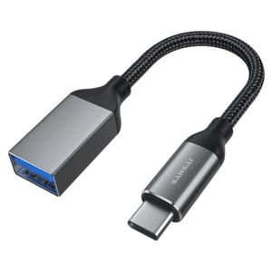 Sansai USB-C Male to USB-A Female Adaptor/Converter for Phones/PC/Tablet/Laptop - Picture 1 of 2