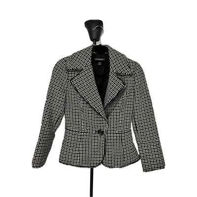 Chaqueta Blazer Classique Entier Para Mujer 100% Lana Talla Pequeña 0 Carrera Oficina Foto 1 de 4