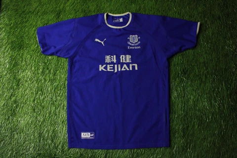 EVERTON ENGLAND 2003/2004 FOOTBALL SOCCER SHIRT JERSEY HOME PUMA ORIGINAL SIZE S Cover