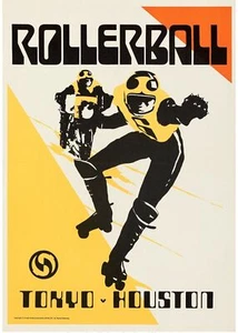 ROLLERBALL, repro affiche de cinema (60x80 cm), HQ - Photo 1/1