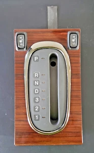 96-02 Cadillac Eldorado Seville Shifter Bezel Indicator Trim OEM with Switches - Picture 1 of 2