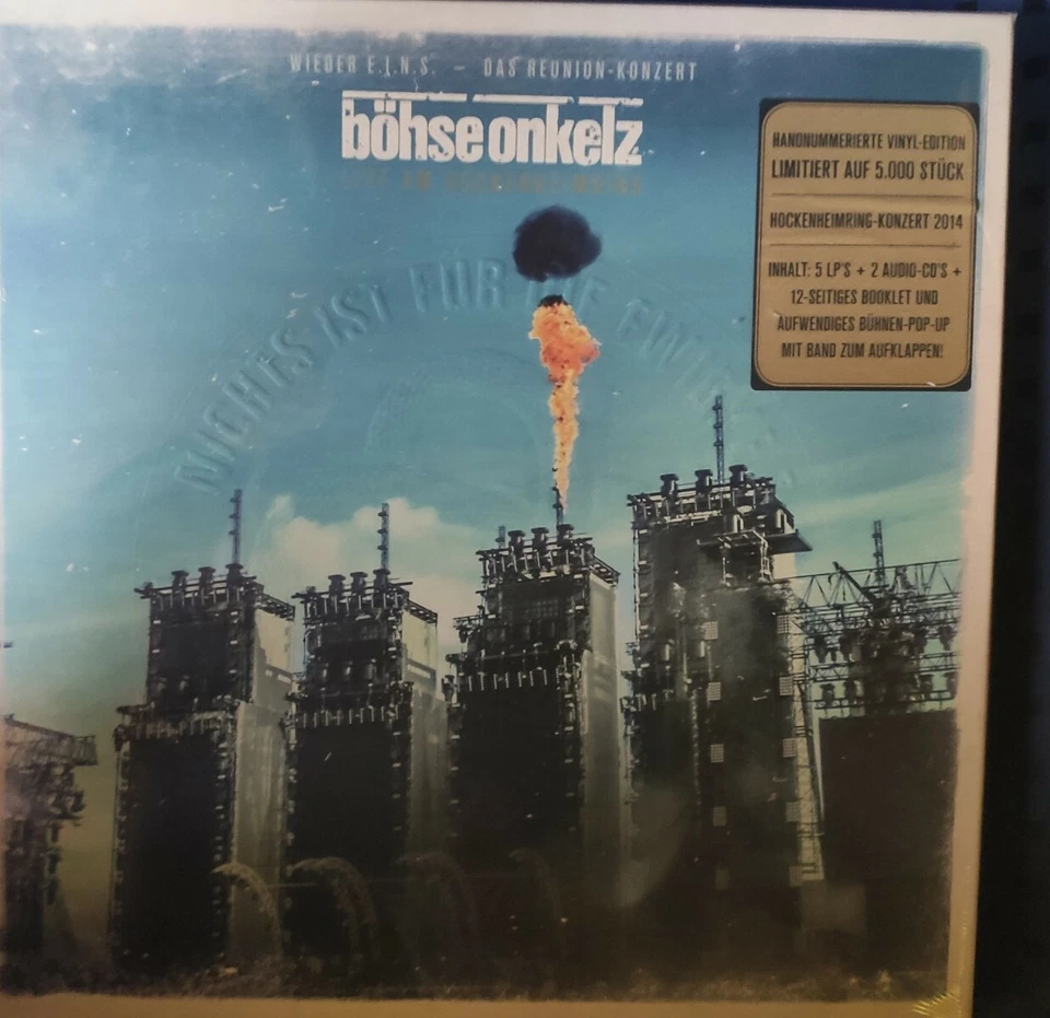 Böhse Onkelz live Am Hockenheimring 5lps 2audio CDs Neu/ovp
