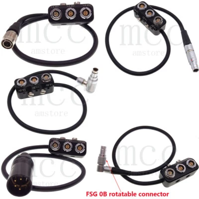 2x 0B 2pin & 1 x RS 3pin female Splitter Box for Camera Power Supply Distributor - Image 1 of 4