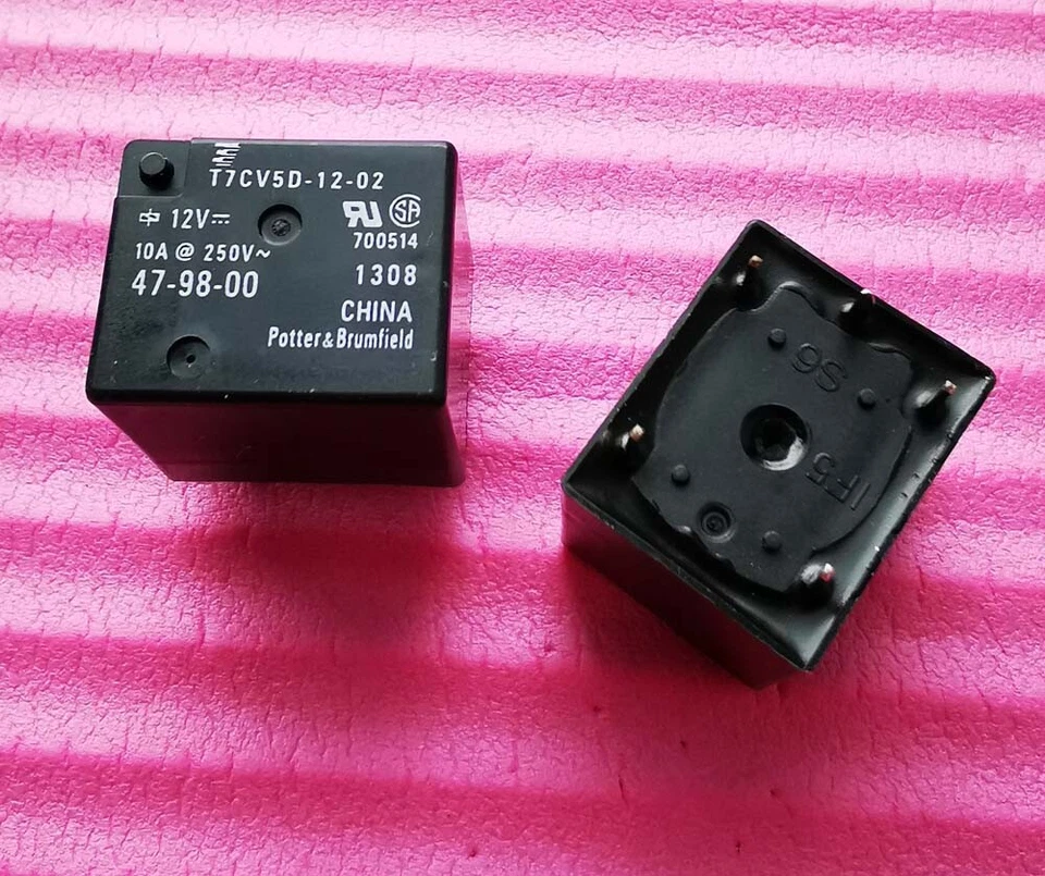 5pcs 12V T7CV5D-12-02 T7CV5D-12 ( 12VDC ) Potter & Brumfield Power Relay 5Pins - Image 1 of 1