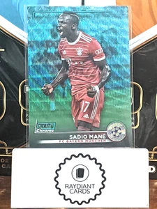 2022-23 UEFA Stadium Club SADIO MANE #71 Aqua Wave 245/275 Bayern Munchen - Imagen 1 de 2