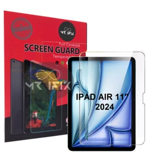 Tempered Glass For Apple iPad Air 11-inch 2024 Tablet Screen Protector - Picture 1 of 6