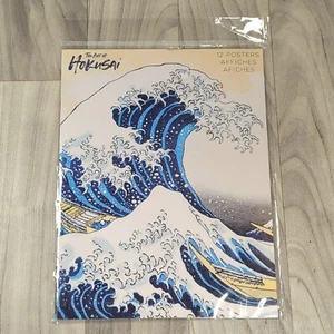 The Art of Hokusai (12) Poster Bundle (each 11"x8.5") NEW - Picture 1 of 3
