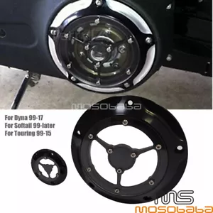 Billet Engine Derby Timer Covers For Harley FLD FLHR FLHTC FLHTK FXD FXDL 99-13 - Picture 1 of 8