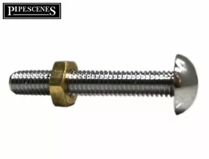 Basin Chain Stay Stopper Blank Chrome Plated for Basin Chain Hole Chrome Plated - Picture 1 of 5