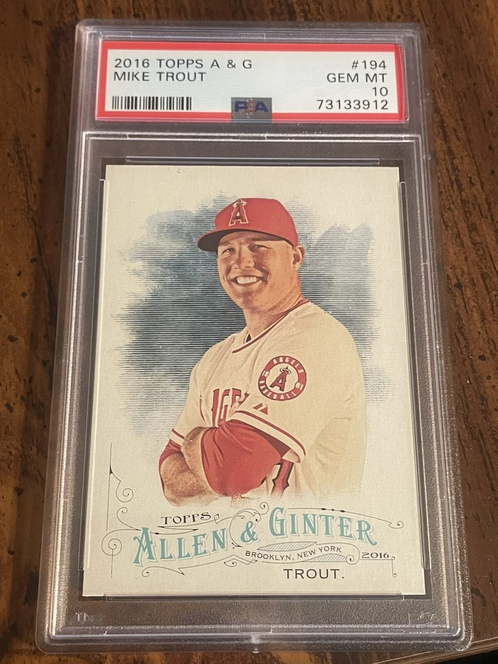 2016 Topps Allen Ginter Mike Trout PSA 10  - Image 1 of 1
