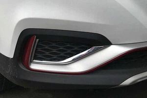 Chrome For MG Zs EV 2017-2018 Car Front Fog Light Lamp Eyelid Cover Trim - Picture 1 of 6