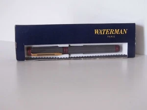STYLO PLUME WATERMAN PARIS PLAQUE OR COFFRET MODELE FORUM ATRIA TRES BON ETAT - Picture 1 of 8