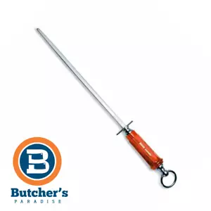 Butcher Chicken Chef 12" FDICK Square Combi Sapphire/Polished Sharpening Steel - Picture 1 of 6