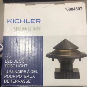 Kichler Showscape LED Deck Post Light Outdoor Lighting 12V - Picture 1 of 1