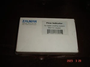 Indicador de flujo analógico refrigeración agua/líquido LCS: ZALMAN FI-1. ¡De nuevo de lote antiguo! - Imagen 1 de 8