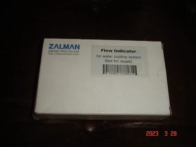 Indicador de flujo analógico de refrigeración agua/líquido LCS: ZALMAN FI-1. ¡NUEVO! Foto 1 de 4