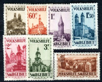 SAAR 1932 161-167 * SET OF VOLKSHILFE SET FLAWLESS 300€(F4074 - Image 1 of 2
