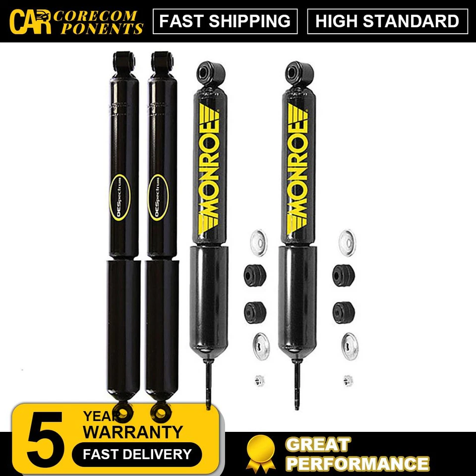 4 Amortiguadores delanteros traseros Monroe para camioneta Toyota 1979-1983 Foto 1 de 1