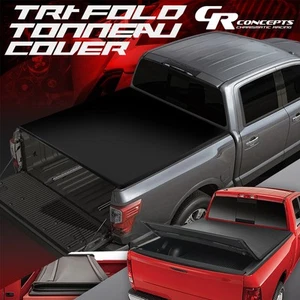 CUBIERTA TONEL DE MALETERO TRIPLE PLEGABLE SUAVE DE VINILO PARA CAMIÓN NISSAN TITAN 2017-2024 con plataforma de 5'5 - Imagen 1 de 12