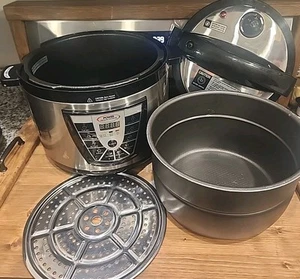 Power Pressure Cooker XL 6 Quart PPC770 Silver Stainless Steel WORKS - Picture 1 of 12