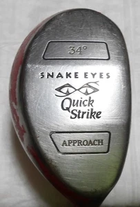 SNAKE EYES QUICK STRIKE APPROACH CLUB 34* - CARBON STICK DVB 86 - S FLEX - Picture 1 of 5