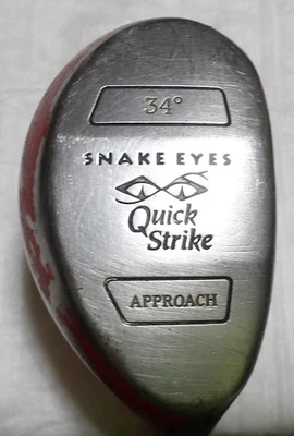 SNAKE EYES QUICK STRIKE APPROACH CLUB 34* - CARBON STICK DVB 86 - S FLEX - Image 1 of 4
