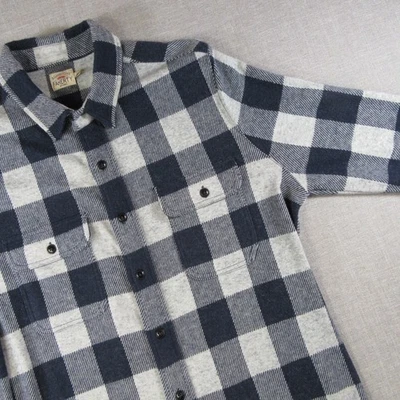 Faherty Buffalo Check Flannel Shirt Men’s M Button Front Soft Plaid - Image 1 of 4