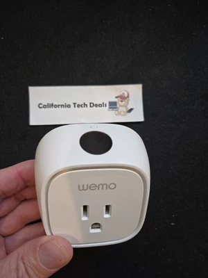 Interruptor Belkin WeMo Insight Smart Wi-Fi Hogar Control Remoto Enchufe de Alimentación F7C029 Foto 1 de 2