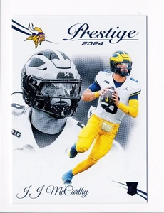 2024 NFL Prestige JJ McCarthy RC - Bild 1 von 2