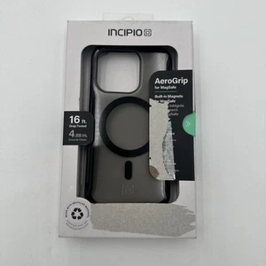 Custodia rigida Incipio AeroGrip con MagSafe per iPhone 15 Pro - nero furtivo - Foto 1 di 3