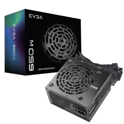 EVGA 650 N1 650 Watt Power Supply 100-N1-0650-L1 - Image 1 of 4