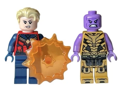 LEGO Capitana Marvel + Thanos Minifiguras 76237 Vengadores Marvel Foto 1 de 2