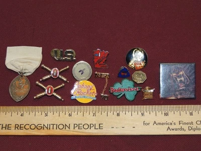 批量 推针 翻领 帽子 针和奖章 Bits Of Sterling & Gold Motorhead Quiet Riot — 第 1/4 张图片