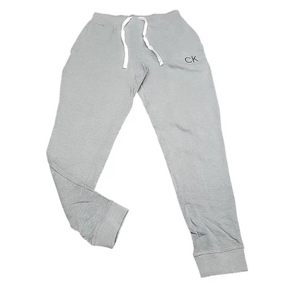 Calvin Klein Womens Sleepwear Lounge Pants with Drawstring Small Size Gray - Image 1 of 4