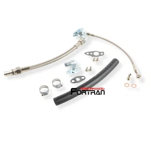 Turbo Oil Feed Return Line Kit TOYOTA 3SGTE 3S-GTE MR2 Rev 3 w/ CT20 CT26 Turbo - Picture 1 of 2