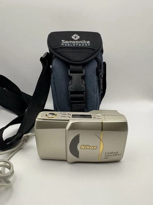 Nikon Lite Touch Zoom 120 ED AF 35MM Point and Shoot Film Camera - Image 1 of 4